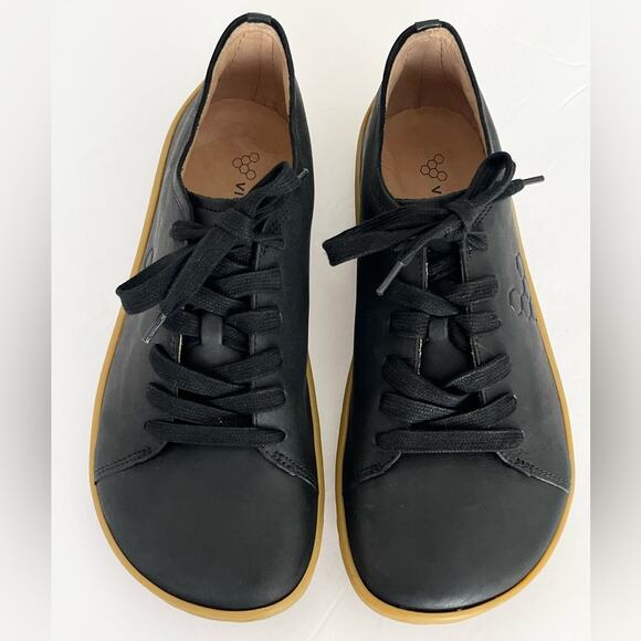 Vivo Barefoot Addis leather comfort sneaker black Ergonomic Design 40 - Picture 5 of 12